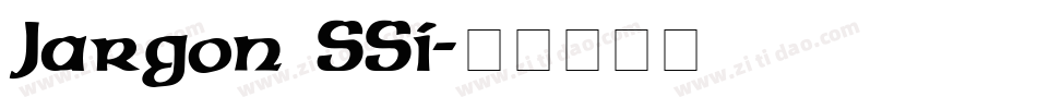 Jargon SSi字体转换